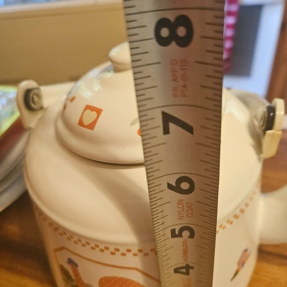 vintage raintree heart and home collection farm scene teapot 1.5 quart Japan - Picture 7 of 8